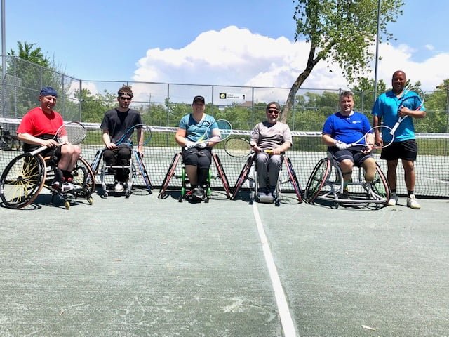 Camp d'entrainement tournoi Saint-Hyacinthe - Tennis en fauteuil roulant