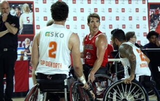Match vedette contre les Pays-Bas - Basketball en fauteuil roulant
