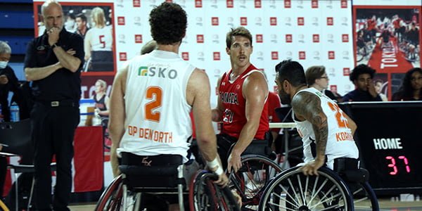 Match vedette contre les Pays-Bas - Basketball en fauteuil roulant