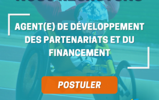 Parasports Québec - Offre d'emploi - Agent.e de développement des partenariats et du financement