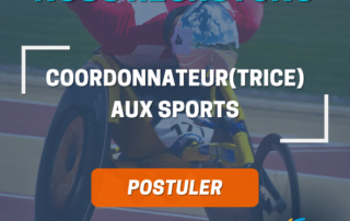 Parasports Québec - Offre d'emploi - Coordonnateur(trice) aux sports