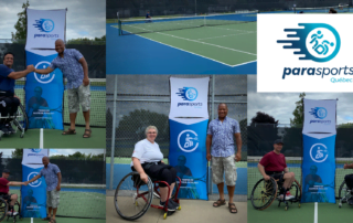 Troisième tournoi de tennis en fauteuil roulant 2022 - Parasports Québec