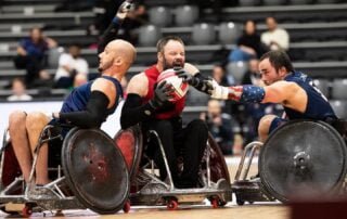 Fabien Lavoie (photo Kevin Bogetti-Smith, Rugby en fauteuil roulant Canada)
