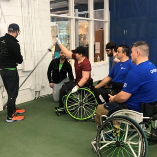 Camp tennis en fauteuil roulant janvier 2023