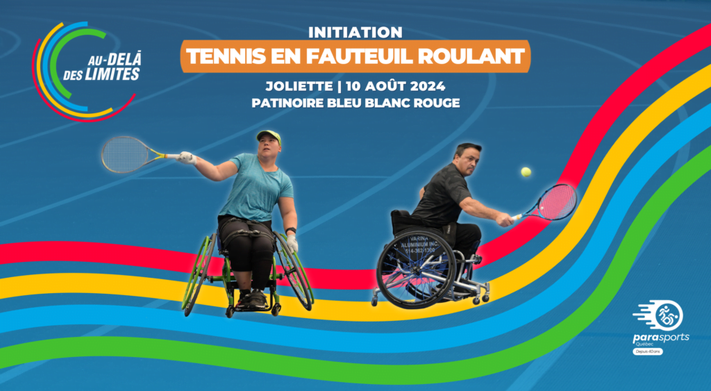 Visuel initiation Joliette - tennis en fauteuil roulant