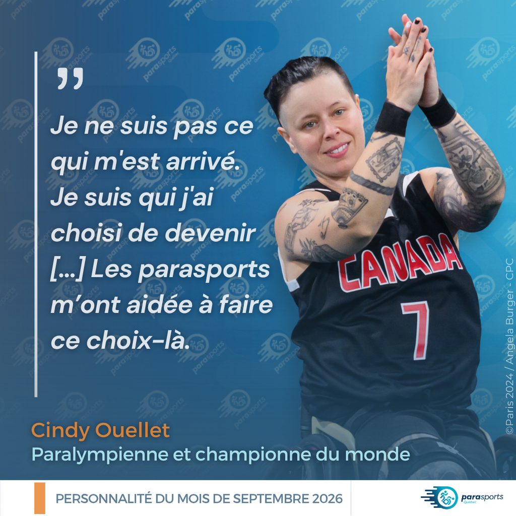 Citation de Cindy Ouellet - Photo Angela Burger CPC